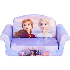 Marshmallow Furniture kids 2-in-1 Flip Open Foam Compressed Sofa Bed, Frozen 2