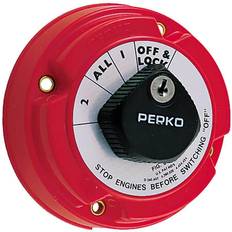 Switches Perko 8502DP Medium Duty Battery Selector Switch w/Key Lock
