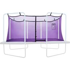 Upper Bounce Machrus Safety Net Fits 13x13 FT Square Trampolines using 4 Arches With Smartphone/Tablet Purple