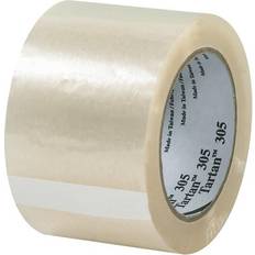 Scotch Packaging Materials Scotch 3M 305 Carton Sealing Tape, 3 x 110 Yds, Clear, 6/Rolls T9053056PK Quill