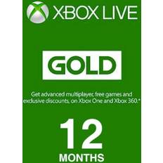 Xbox Live 12-month Gold Subscription Card EU