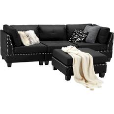 Esright Convertible Sectional Sofa 88.6" 3 Seater
