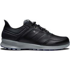 Shoes FootJoy Stratos Men's Golf Shoe, Black/Blue, Spikeless