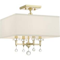 Chandeliers Ceiling Flush Lights Crystorama Paxton Paxton Ceiling Flush Light