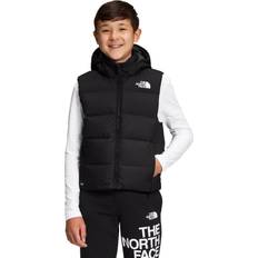The North Face Boys' Reversible Down Hooded Vest, TNF Black