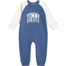 Tommy Hilfiger Jumpsuits Children's Clothing Tommy Hilfiger Baby Boys One Piece Fleece Raglan Logo Coverall Blue Blue