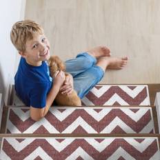 Stair Carpets on sale SussexHome Traverse 9" X Stair Red