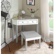 Mirrored dressing table Furniture Inspired Home Milano Mirrored Dressing Table 2