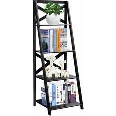 Costway Classic Ladder Book Shelf 57"