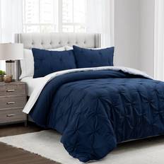 Lush Decor Ravello Pintuck BIAB Soft Bedspread Blue (264.2x228.6)
