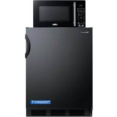 Fridge Freezers Summit MRF66BKA Microwave/Refrigerator-Freezer Black