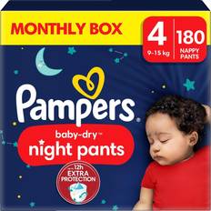 Pampers Bleier Pampers Baby Dry Night Pants Size 4 9-15kg 180pcs