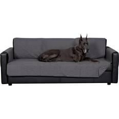 Loose Covers FurHaven Waterproof Quilted Paw Protector Loose Sofa Cover Gray
