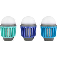 Wisely Bug Zapper Outdoor/Indoor Electric, USB-C Rechargeable Mosquito Killer Lantern Lamp, Portable Insect Electronic Zapper Indoor Trap, with LED Light, 3-Pack