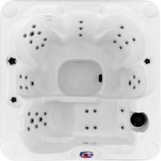 Hot Tubs Inflatable Hot Tub Spas 6-Person 40-Jet Premium Acrylic Lounger Spa Standard with Ozonator Heater