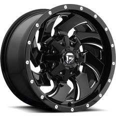 Fuel Off-Road Cleaver D574, 18x9 Wheel with 6 on 6 on 135 Bolt Pattern Gloss Black Milled D57418909845