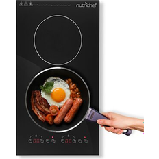 NutriChef Freestanding Cooktops NutriChef Dual Induction Cooktop Double Burner