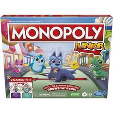 Board Games Hasbro Monopoly Junior 2 Games in 1