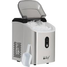 Deco Chef 44lb Countertop Ice Maker with 2.6lb Auto-Renew Basket - Stainless