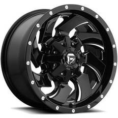 Fuel Off-Road Cleaver D574, 18x9 Wheel with 6 on 6 on 135 Bolt Pattern Gloss Black Milled