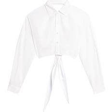 Ami Paris Cropped shirt natural_white