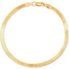 Kendra Scott Men Bracelets Kendra Scott Herringbone Chain Bracelet 18K Gold Vermeil Bracelet Gold MD-LG