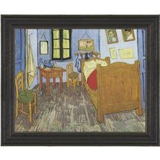 Interior Details Design Toscano Vault W The Bedroom, 1889 Vincent Van Gogh Painting Framed Art