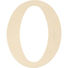 Letter MDF Classic Font Wood Letters & Numbers 9.5", O