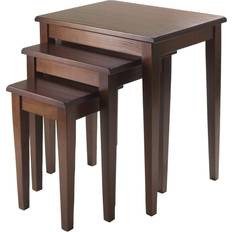 Brown Nesting Tables Winsome Wood 94320 Nesting Table