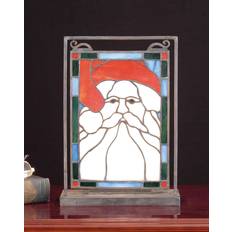 Windows Meyda Tiffany 65250 Stained Glass the Santa Collection Aluminum Tilt Window Triple-Pane