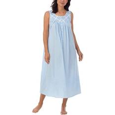 Nightgowns Eileen West Lace-Trimmed Cotton Ballet-Length Nightgown Blue Blue