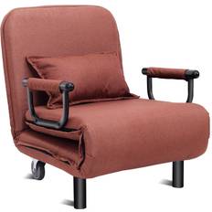 Brown Armchairs Costway Convertible Armchair 31"