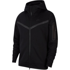 Nike tech fleece Klær Nike Sportswear Tech Fleece Men's Full-Zip Hoodie - Black