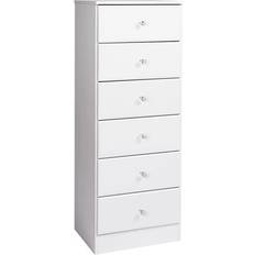 White Chest of Drawers Prepac Astrid Chest of Drawer 20x52"