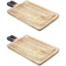 Black Chopping Boards Melrose 15.75" Mango Wood Chopping Board