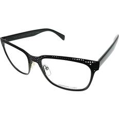 Marc By Marc Jacobs Eyeglass Black Weave-Accent Rectangle