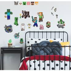 Room Mates Minecraft Characters Peel & Stick Wall Decals
