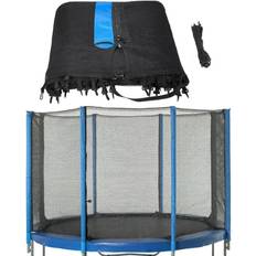 Upper Bounce Machrus Trampoline Safety Net for 12FT Trampolines using 8 Straight poles Black
