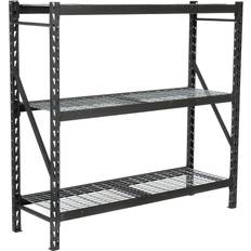 Exercise Racks on sale Heavy Duty Storage Rack with Wire Decking, Black, 77"W x 24"D x 72"H