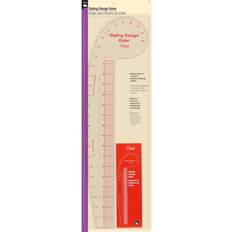 Styling Ruler Curved and Straight Edge Clear