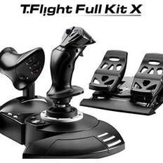 Flight Control Sets Thrustmaster T-Flight Full Kit Joystick Throttle Rudder Pedals 4460211 Black
