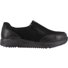 Leather Cycling Shoes Rockport Works Trustride Work Black Women's Shoes Black