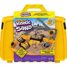 Spin Master Outdoor Toys Spin Master Kinetic Sand Construction Site Folding Sandbox Playset with Vehicle