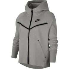 Tops Children's Clothing Nike Tech Fleece Full-Zip Hoodie - Dark Grey Heather/Heather/White (CZ2570-091)