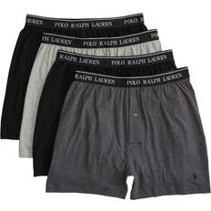 Men's Underwear Polo Ralph Lauren P5 Classic Fit Cotton Knit Boxers Andover Heather/Madison Heather/2 Black