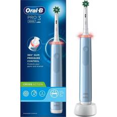 Braun Elektriske tannbørster Braun Pro 3 3000 CrossAction Blue Electric Rechargeable Toothbrush