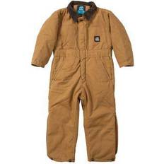 Overalls Children's Clothing Berne Unisex Kids' Insulated Quilt-Lined Duck Coveralls, BI38BD