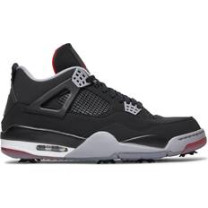 Fabric Golf Shoes Nike Air Jordan 4 Golf M - Black/Fire Red/Cement Grey/White
