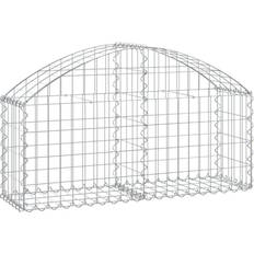 VidaXL Enclosures vidaXL Arched Gabion Basket Mesh Wire Stone Basket