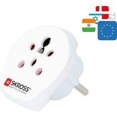 Reiseadaptere Skross India-Israel-Denmark to Europe 1.500217-E
